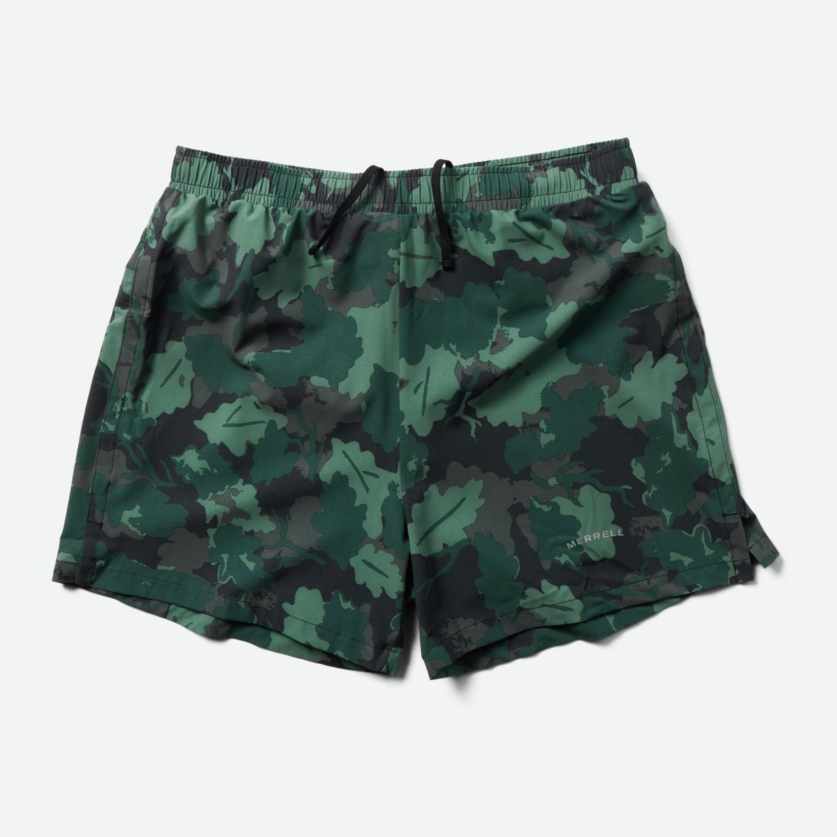 Trail Running Short, Sea Moss Leaf Print, dynamic