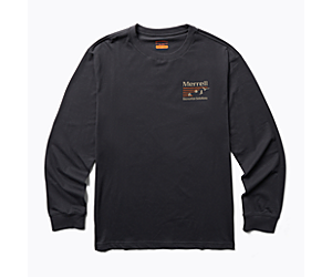 Great Outdoors Long Sleeve Tee, India Ink, dynamic