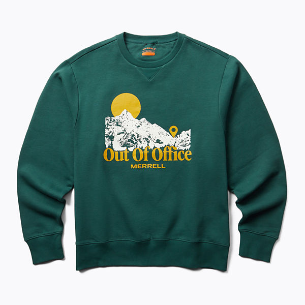 Out of Office Crew Neck, Sea Moss, dynamic