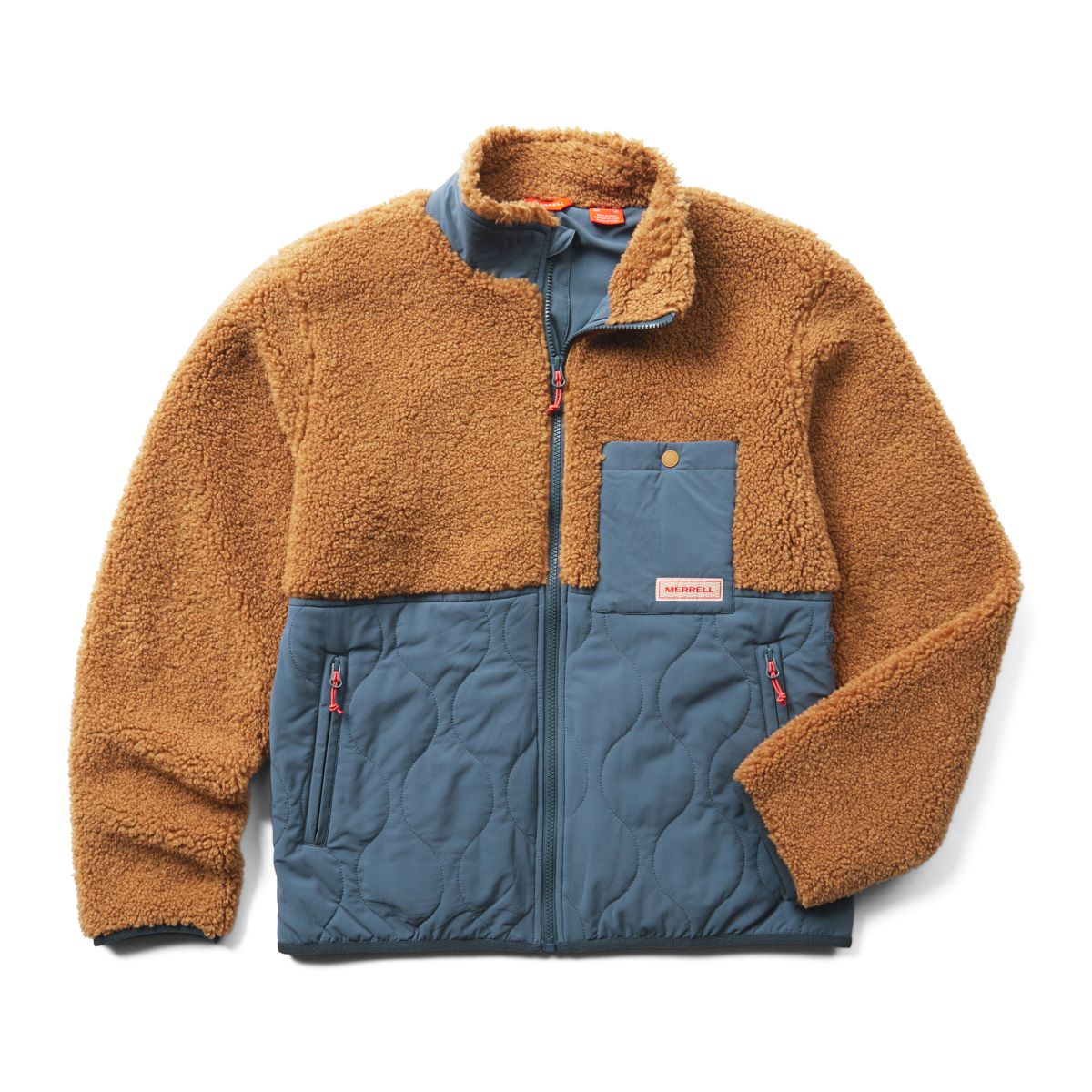 Sherpa Mixup Jacket, Dijon, dynamic