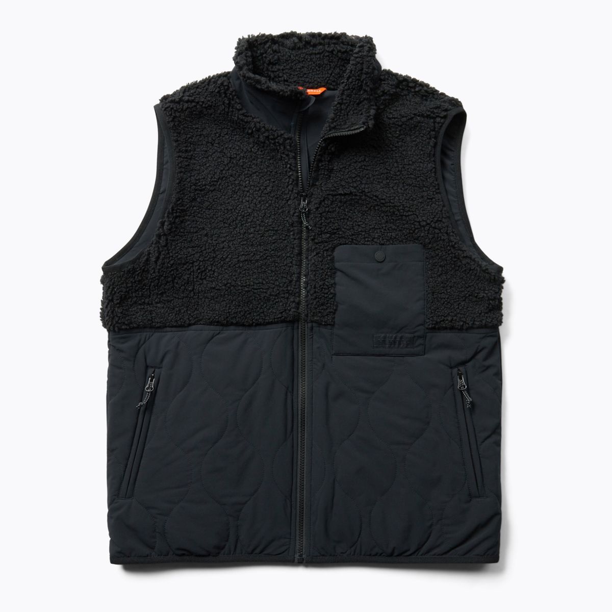 Sherpa Mixup Vest, Black, dynamic 1