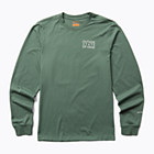 Mountain Layer Long Sleeve Tee, Dark Forest, dynamic 1