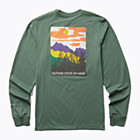 Mountain Layer Long Sleeve Tee, Dark Forest, dynamic 2