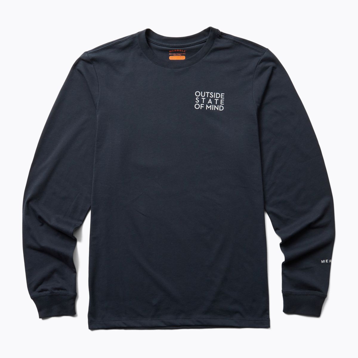 Mountain Layer Long Sleeve Tee, Navy, dynamic