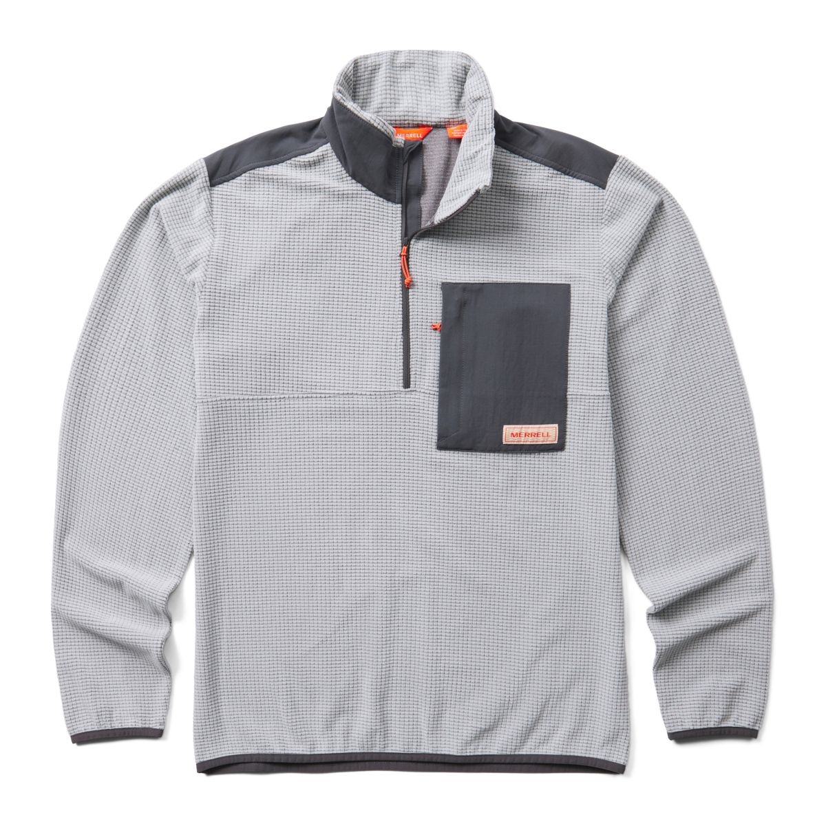 Geotex 1/4 Zip, Rock Heather, dynamic