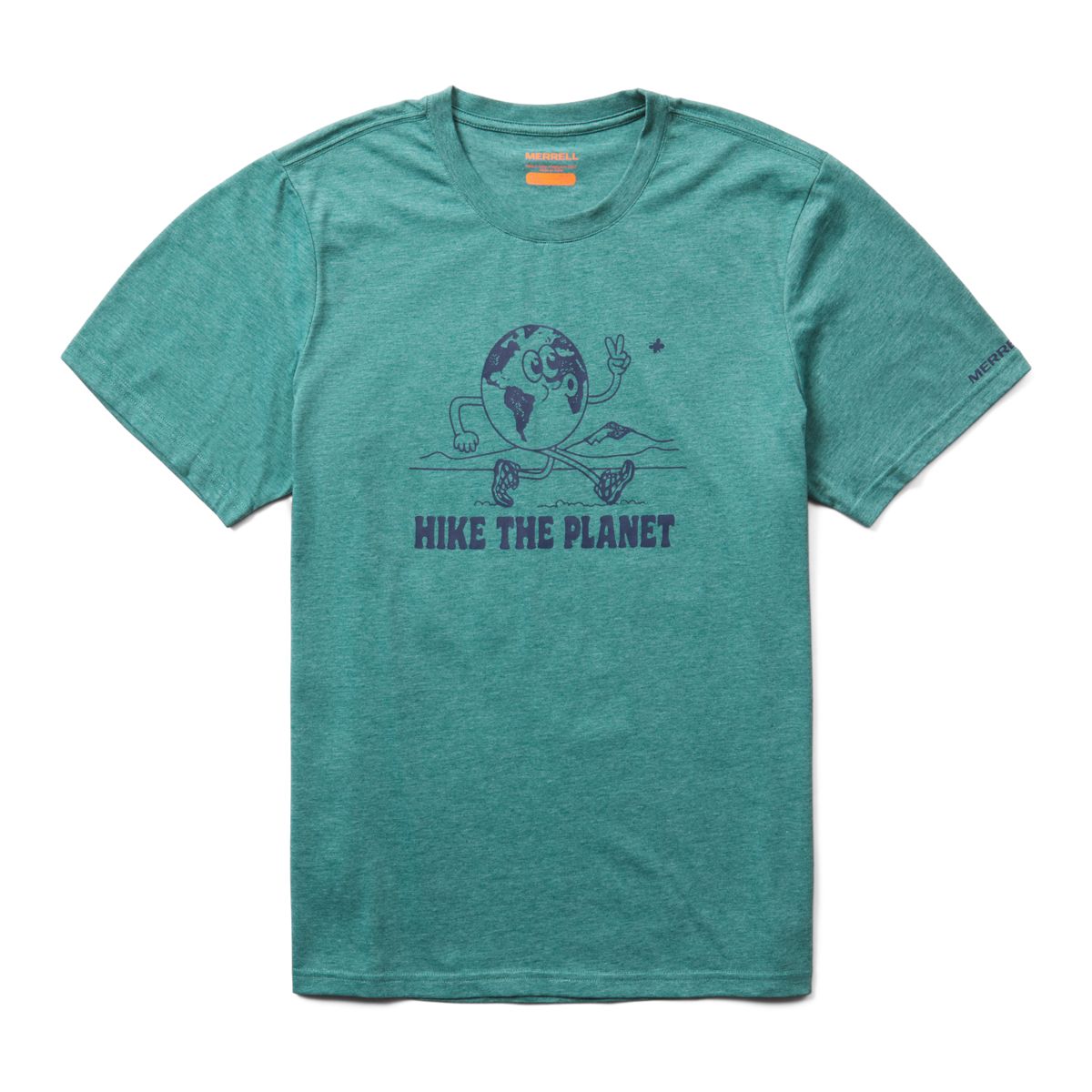 Hike the Planet Tee, Pacific Heather, dynamic