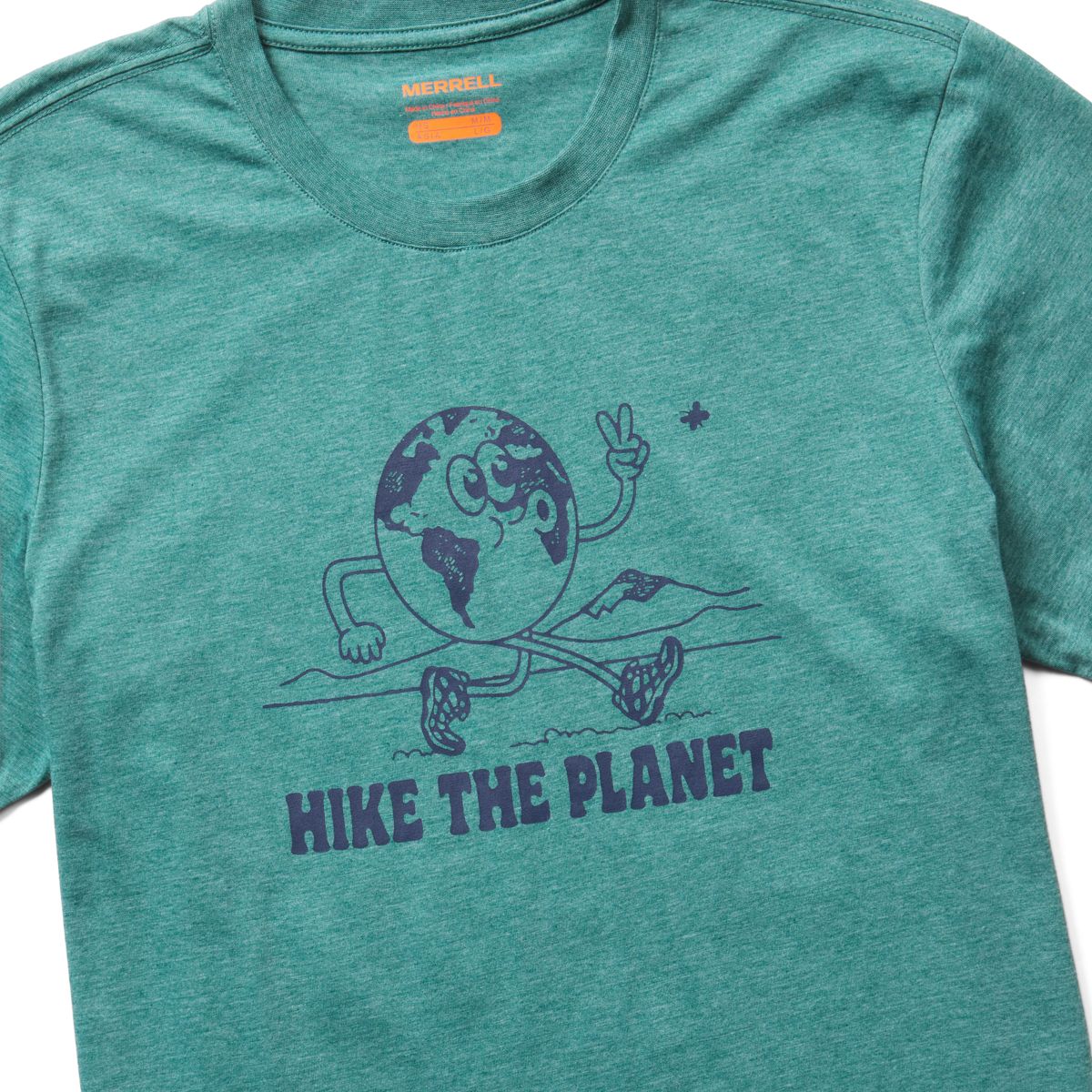 Hike the Planet Tee, Pacific Heather, dynamic 2