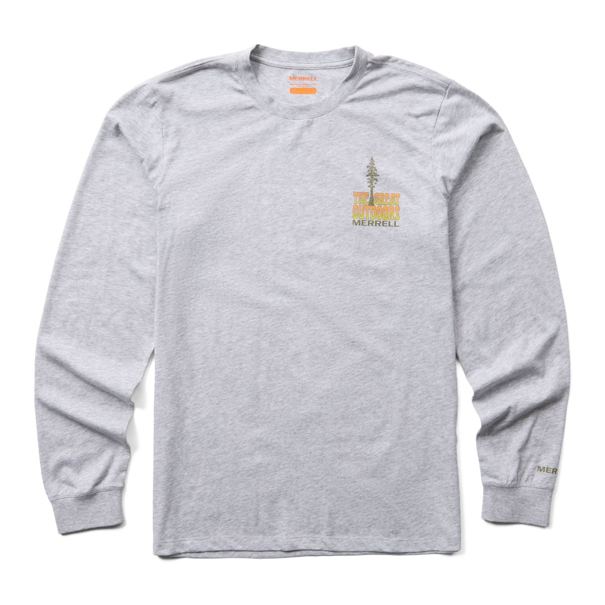 Great Outdoors Long Sleeve Tee, Grey Heather, dynamic