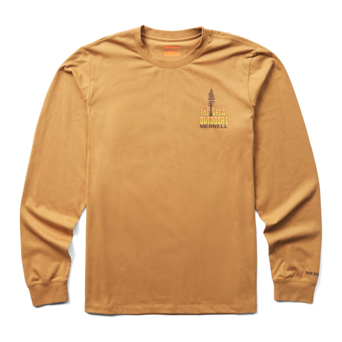 Great Outdoors Long Sleeve Tee, Dijon, dynamic