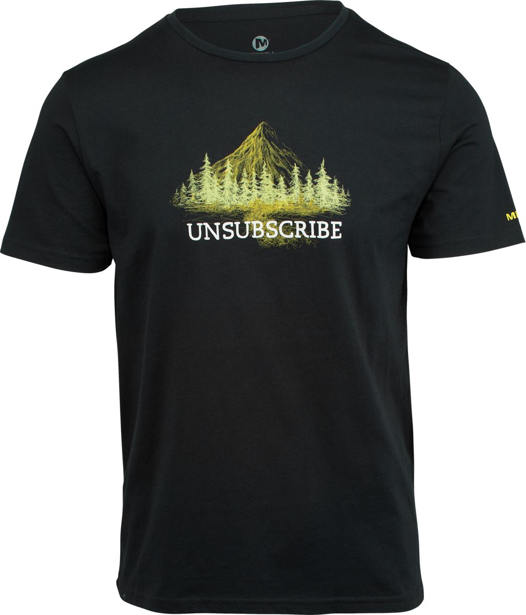 Unsubscribe Graphic T-Shirt, Black, dynamic 1