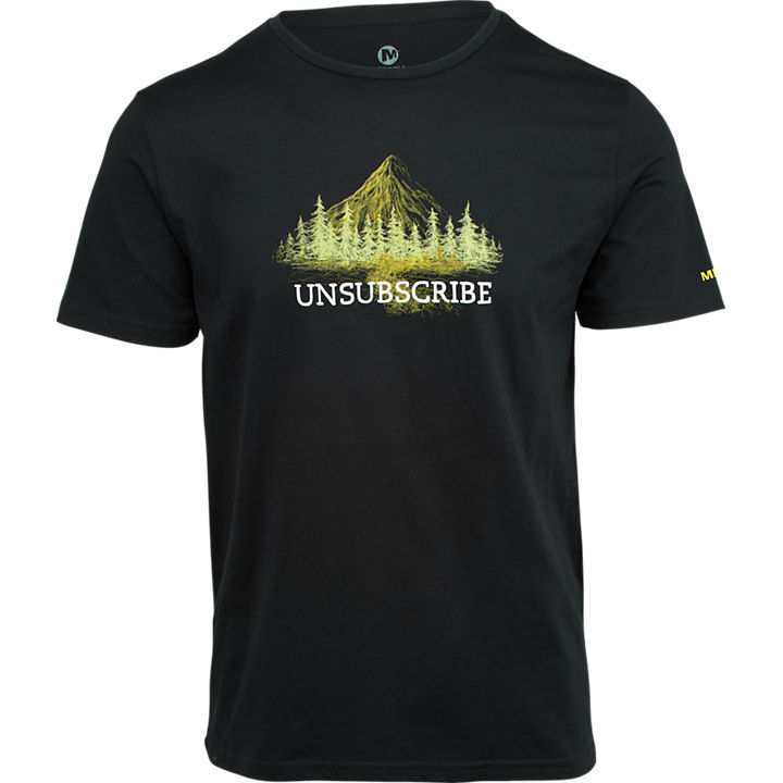Unsubscribe Graphic T-Shirt, Black, dynamic