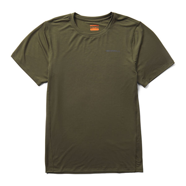 Everyday Tee with Tencel™, Dusty Olive, dynamic