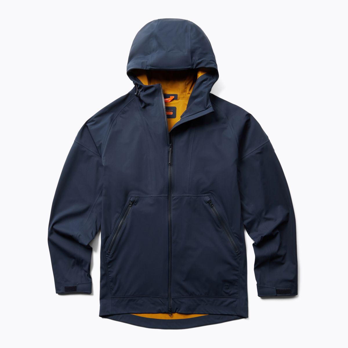 Whisper Rain Shell, Navy/Cathay Spice, dynamic