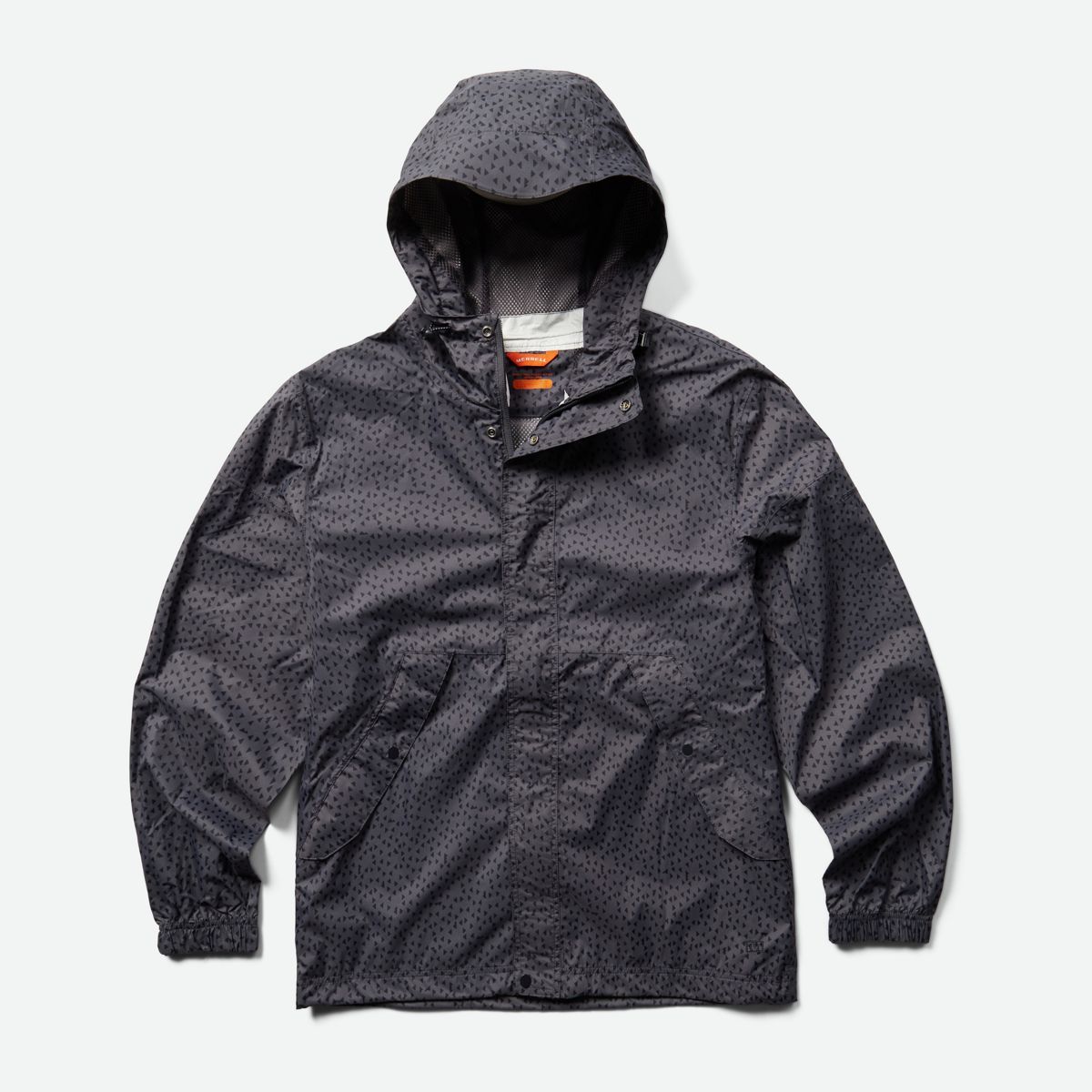 Fallon Rain Shell, Asphalt Mini Mountain, dynamic