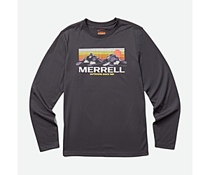Merrell Mountains Long Sleeve Tee, India Ink, dynamic