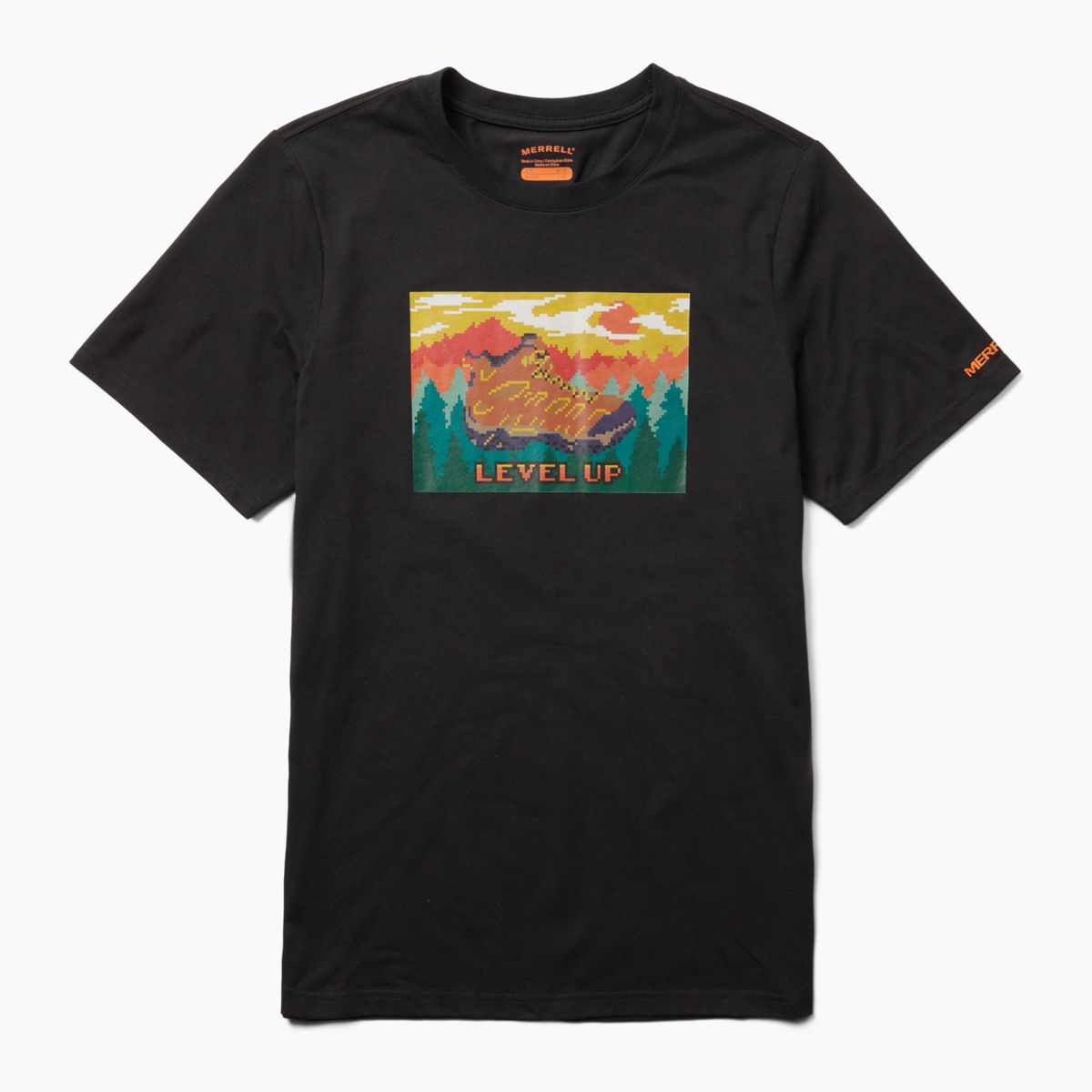 Level Up Tee, Black, dynamic