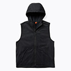 Whisper Hooded Vest, Black, dynamic 1
