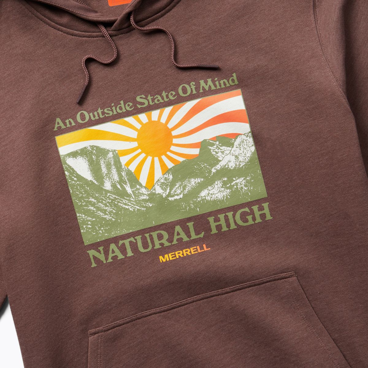 Sun Burst Fleece Hoody, Peppercorn Heather, dynamic 2