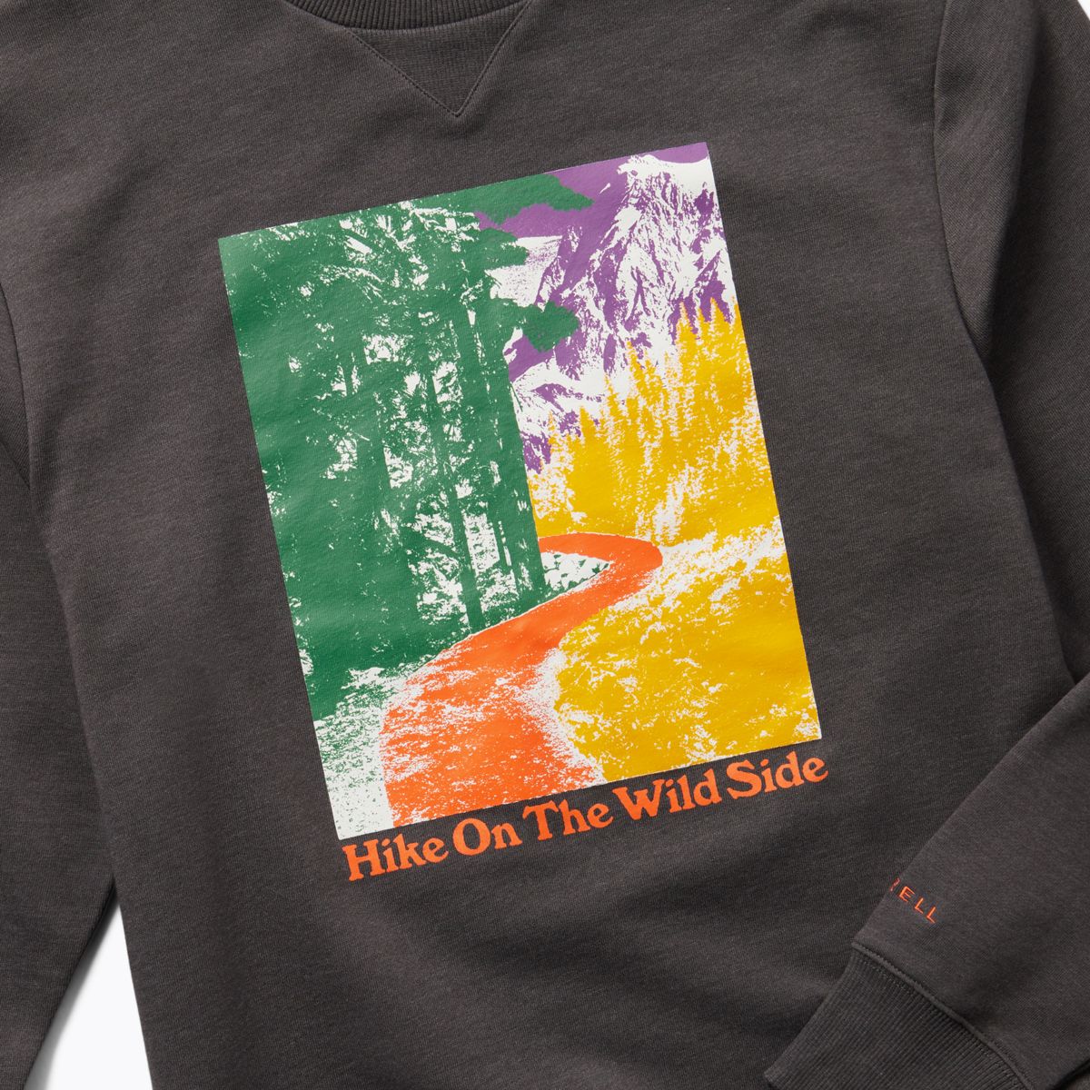Wild Side Crewneck, Asphalt Heather, dynamic 2