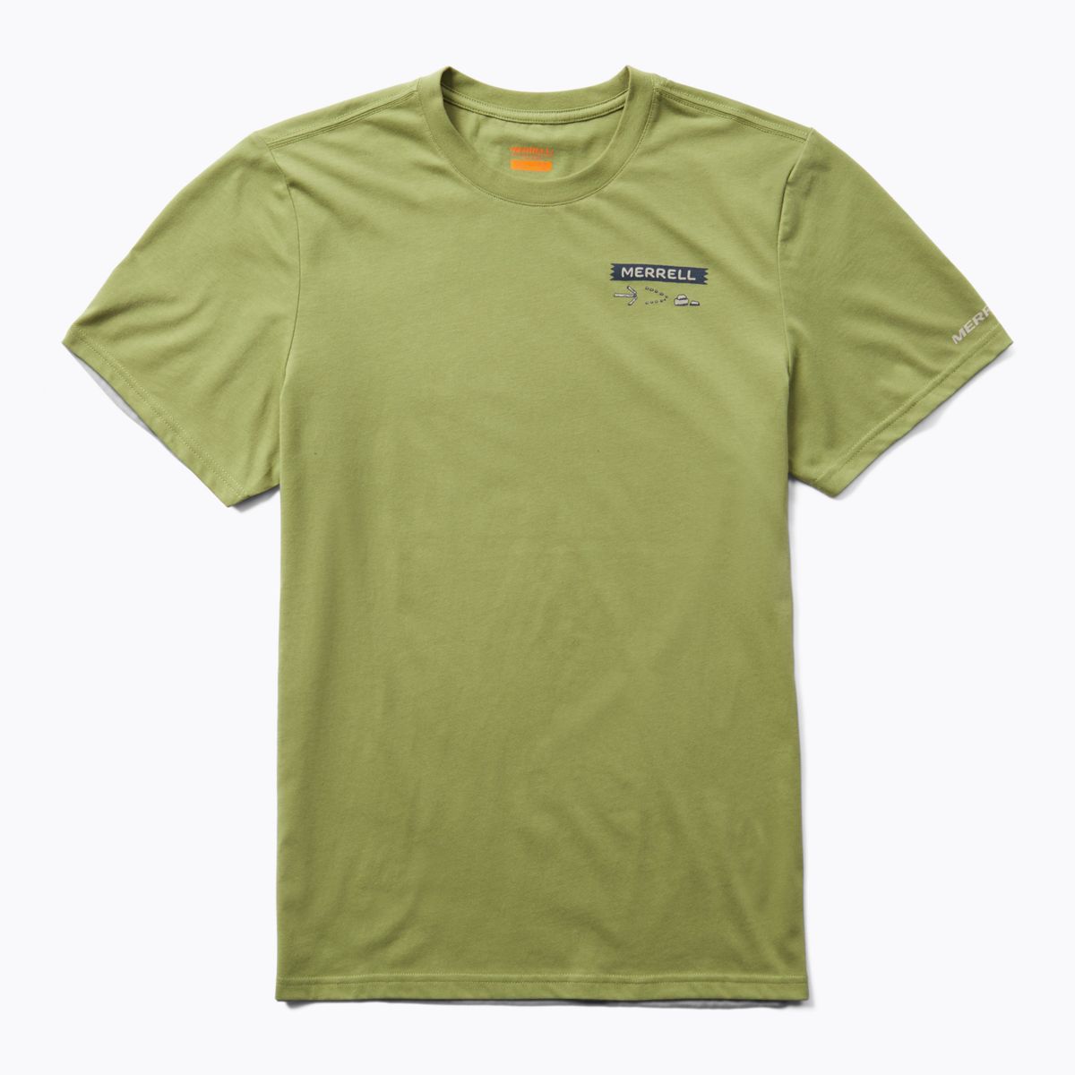 Trail Signs Tee, Mosstone, dynamic