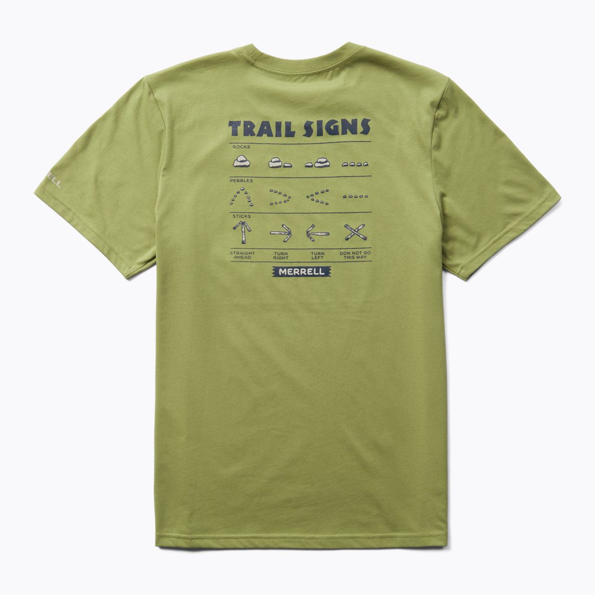 Trail Signs Tee, Mosstone, dynamic 2