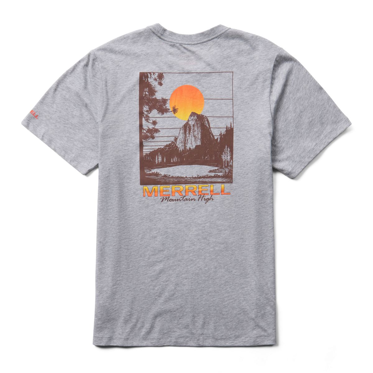 Mono Mountain Tee, Grey Heather, dynamic 2