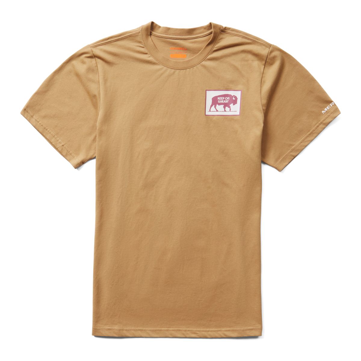 Patches Tee, Beaver Heather, dynamic