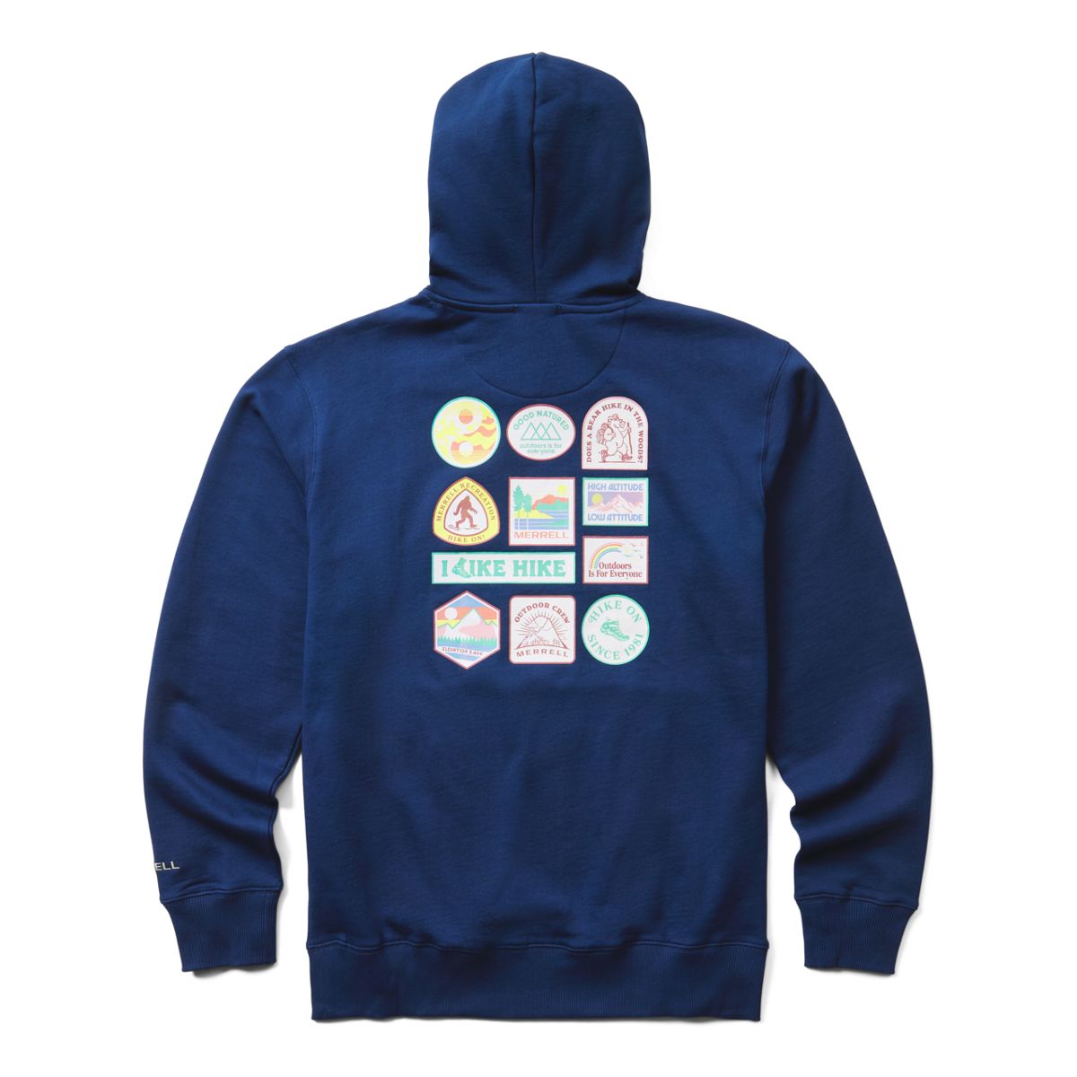 Patches Fleece Hoody, Mariana, dynamic 2