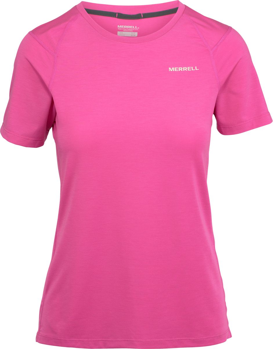 Tencel® Short Sleeve Tee with drirelease® Fabric, Rose Violet, dynamic 1