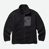 Ko-Dou Sherpa Fleece Full Zip, Black, dynamic