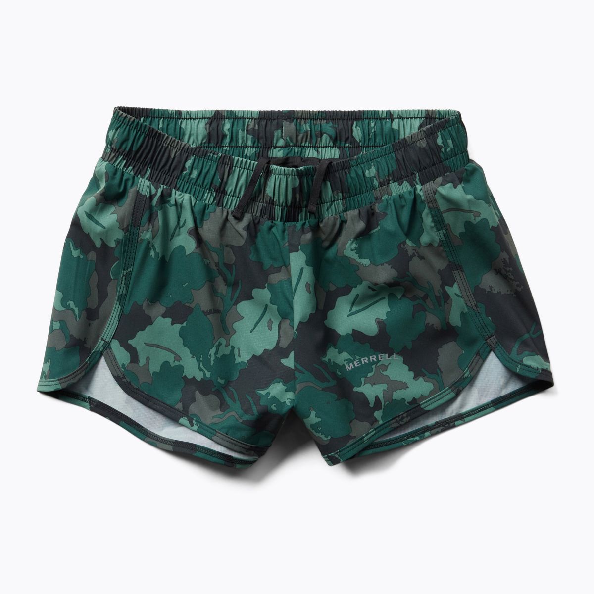 Trail Running Short, Sea Moss Leaf Print, dynamic