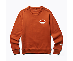 Good Natured Fleece Crew Neck, Potters Clay, dynamic