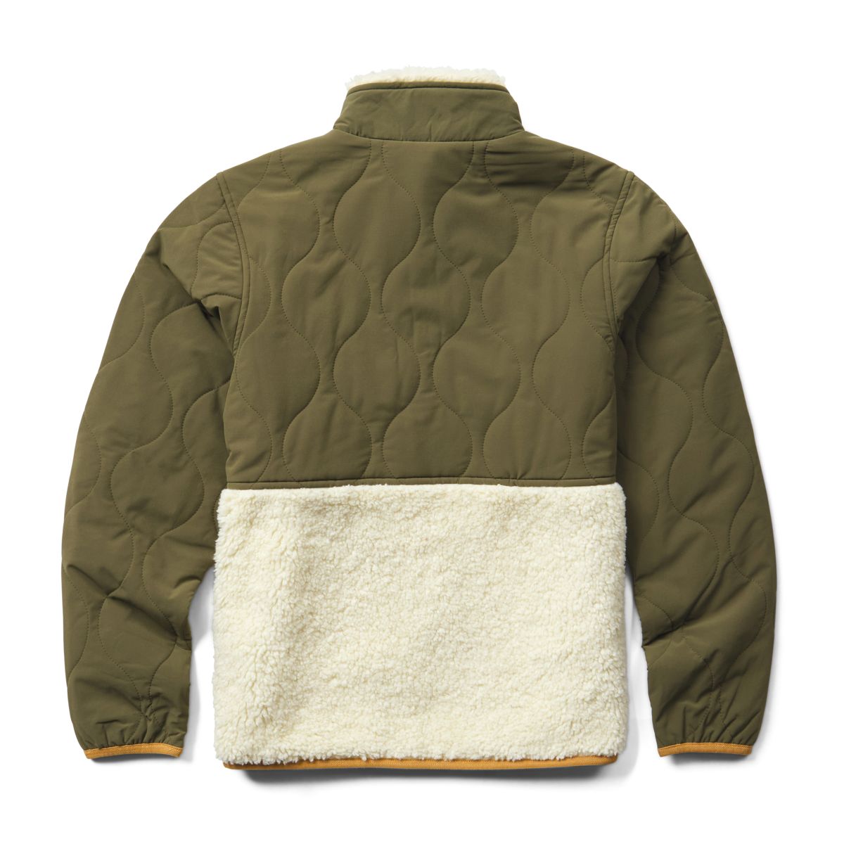 Sherpa Mixup Full Zip Jacket, Dusty Olive/Cloud, dynamic 2