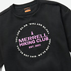 Hike Club Crewneck Sweatshirt, Black, dynamic 2