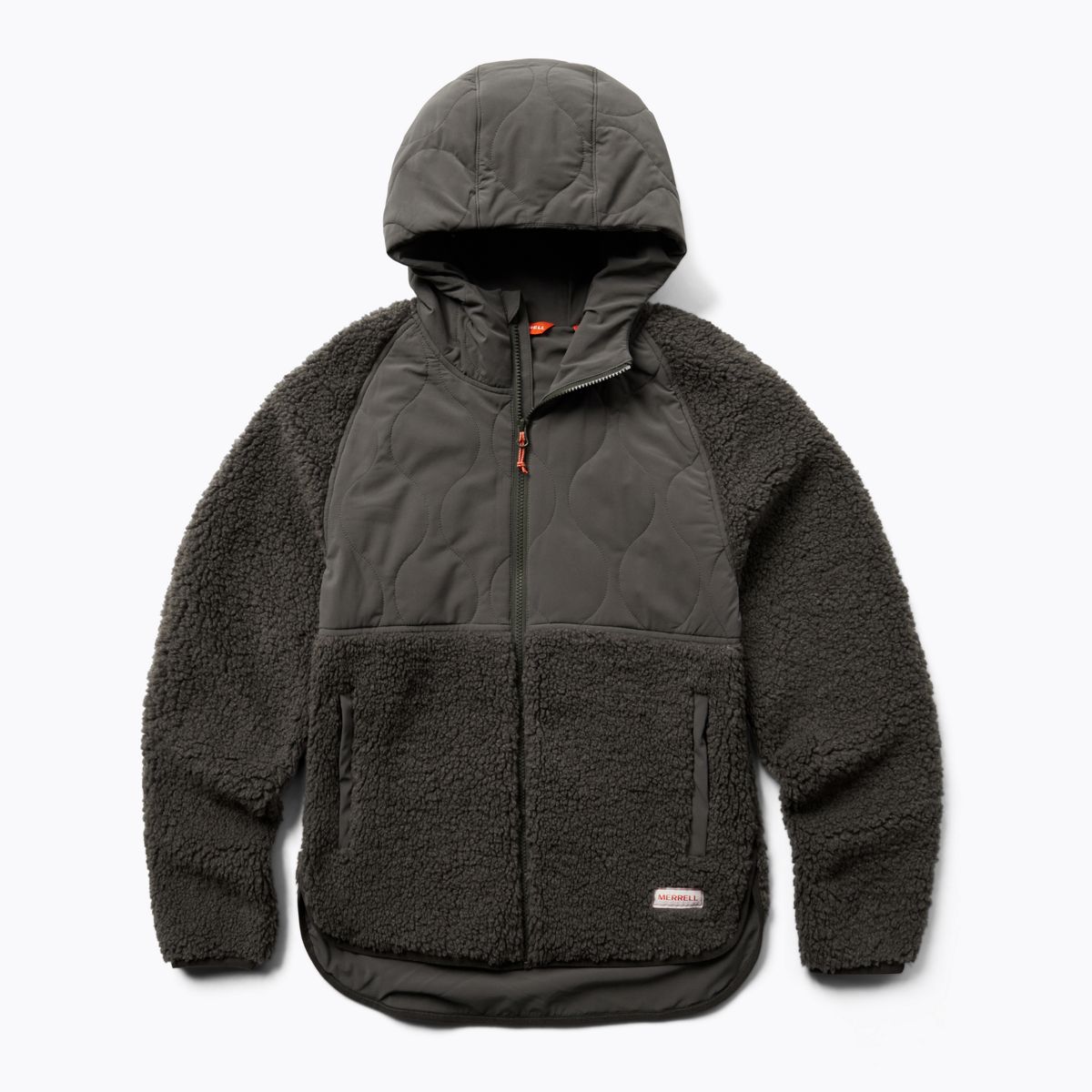 Sherpa Mixup Hoody, Beluga, dynamic