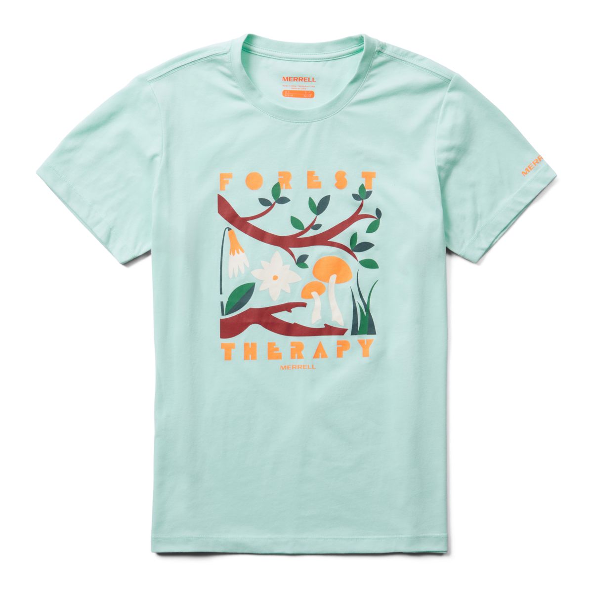 Forest Therapy Tee, Icy Morn, dynamic