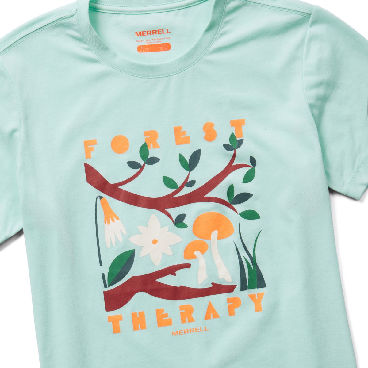 Forest Therapy Tee, Icy Morn, dynamic 2