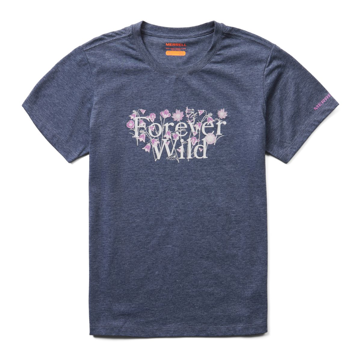 Forever Wild Tee, Navy Heather, dynamic