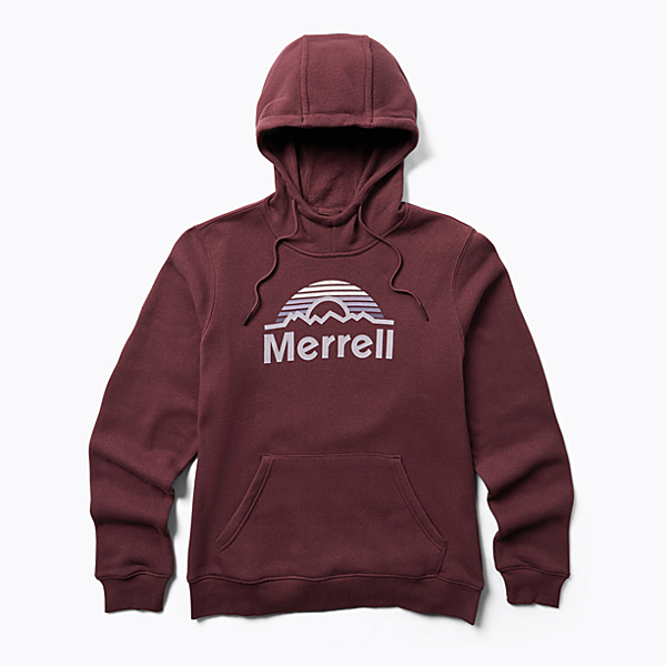 Merrell Mountains Heavyweight Hoody, Burgundy, dynamic