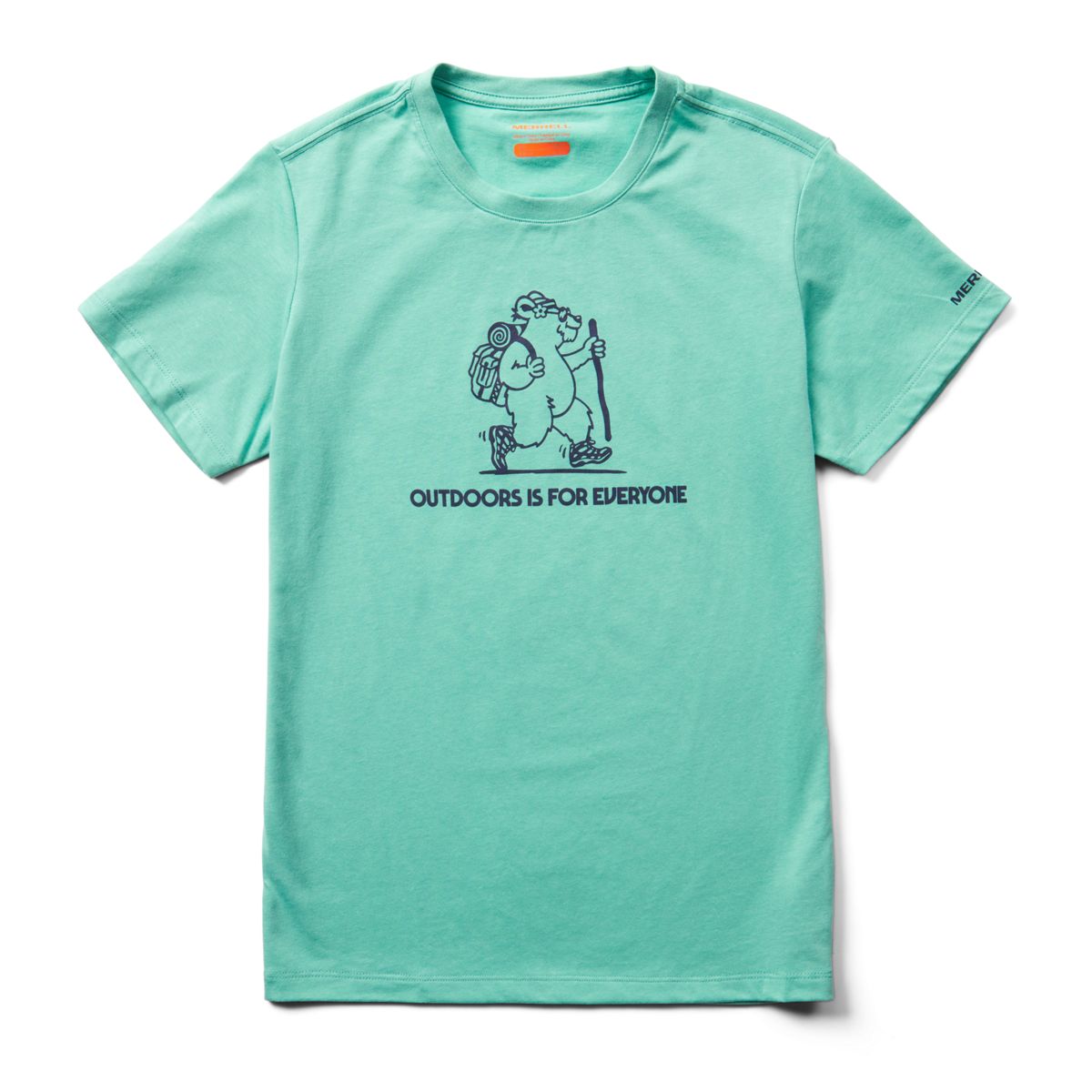 Bear Hiker Tee, Icy Morn Heather, dynamic