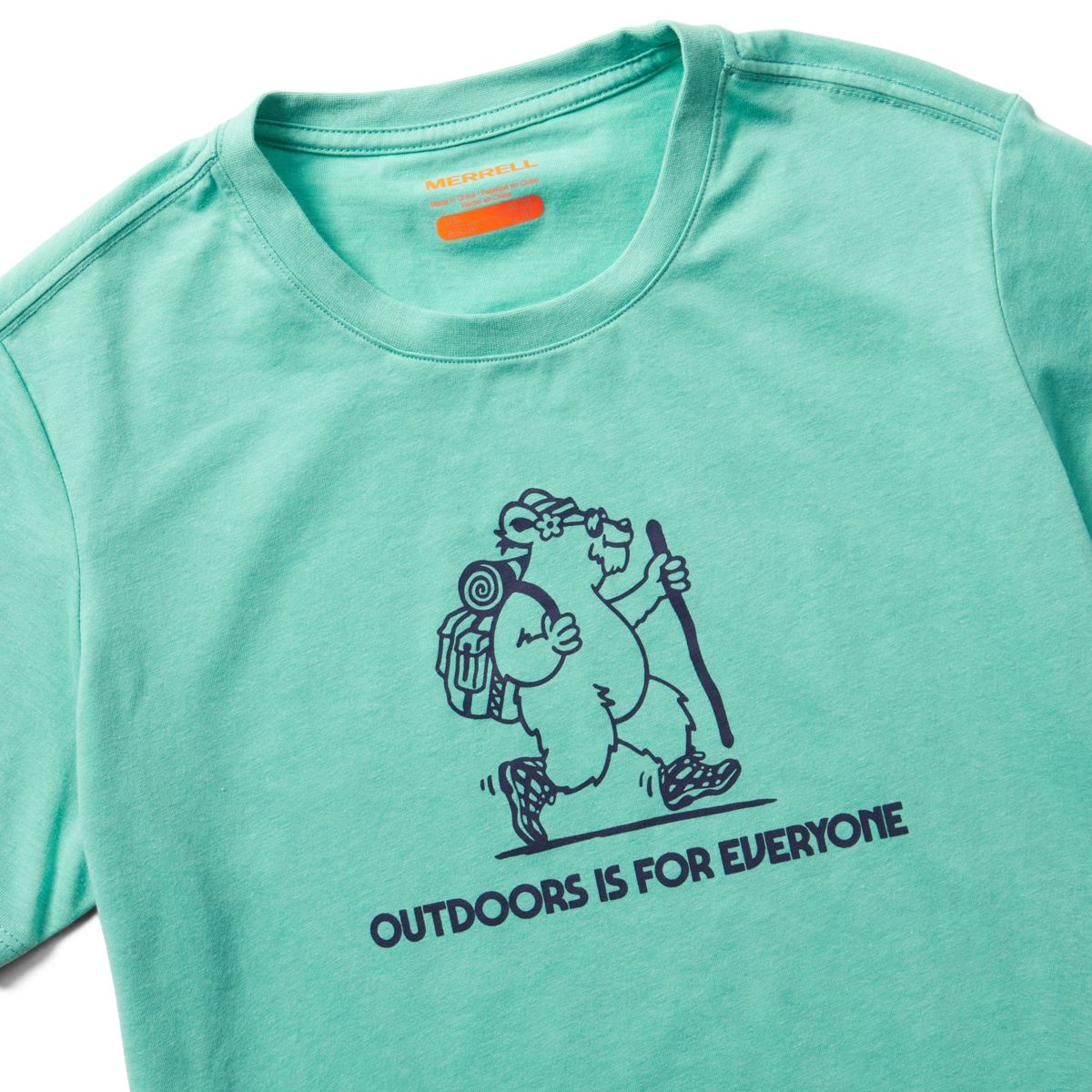 Bear Hiker Tee, Icy Morn Heather, dynamic 2