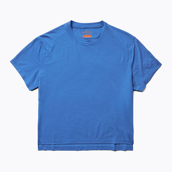 Perfect Tee with Tencel™, Victoria Blue, dynamic