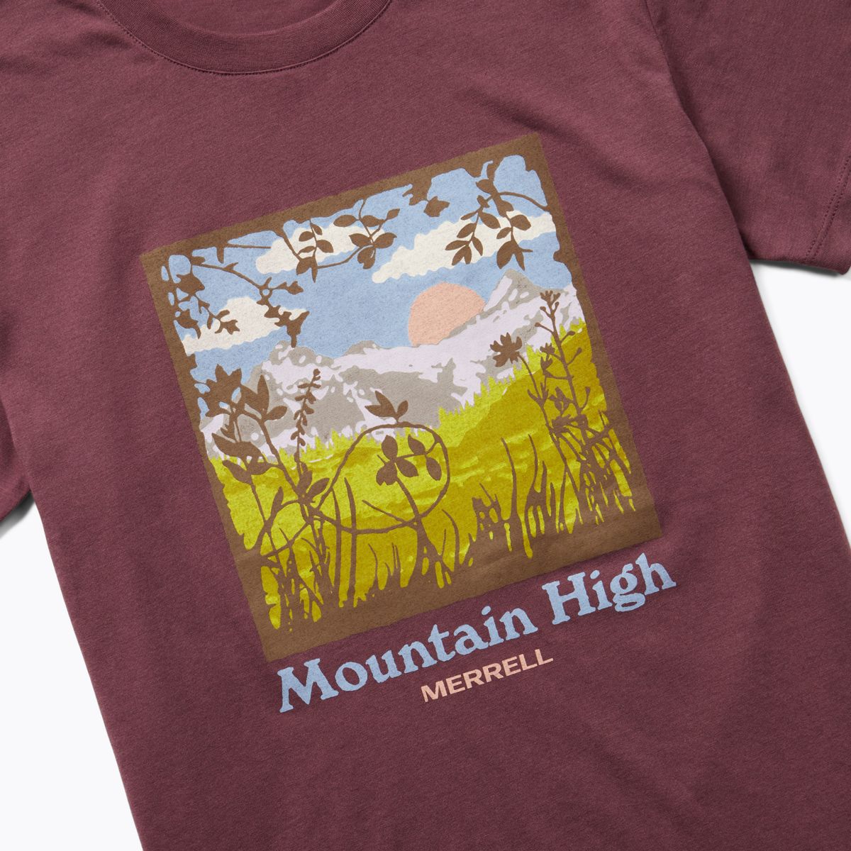 Mountain High Square Tee, Plum Wine, dynamic 2