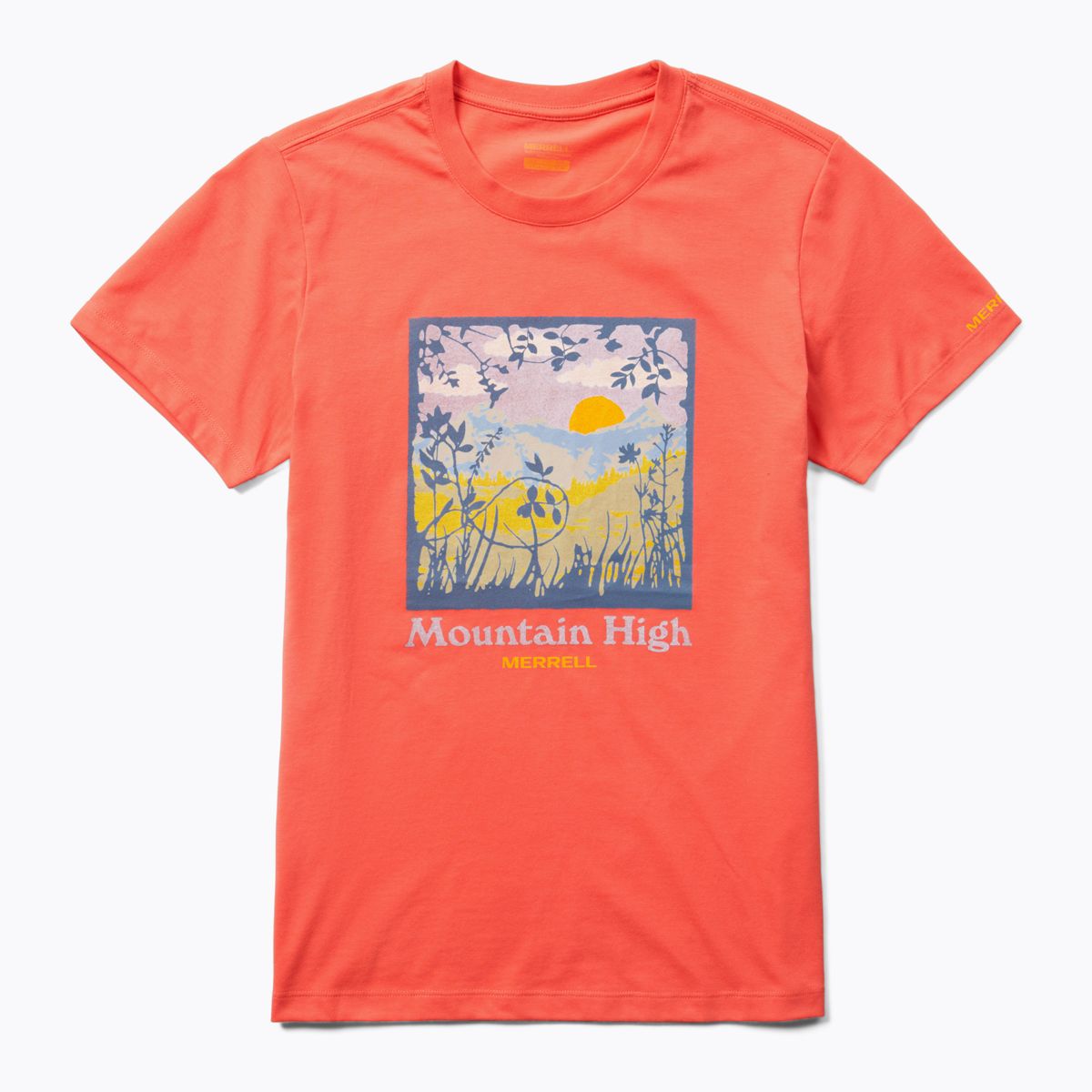 Mountain High Square Tee, Cayenne, dynamic