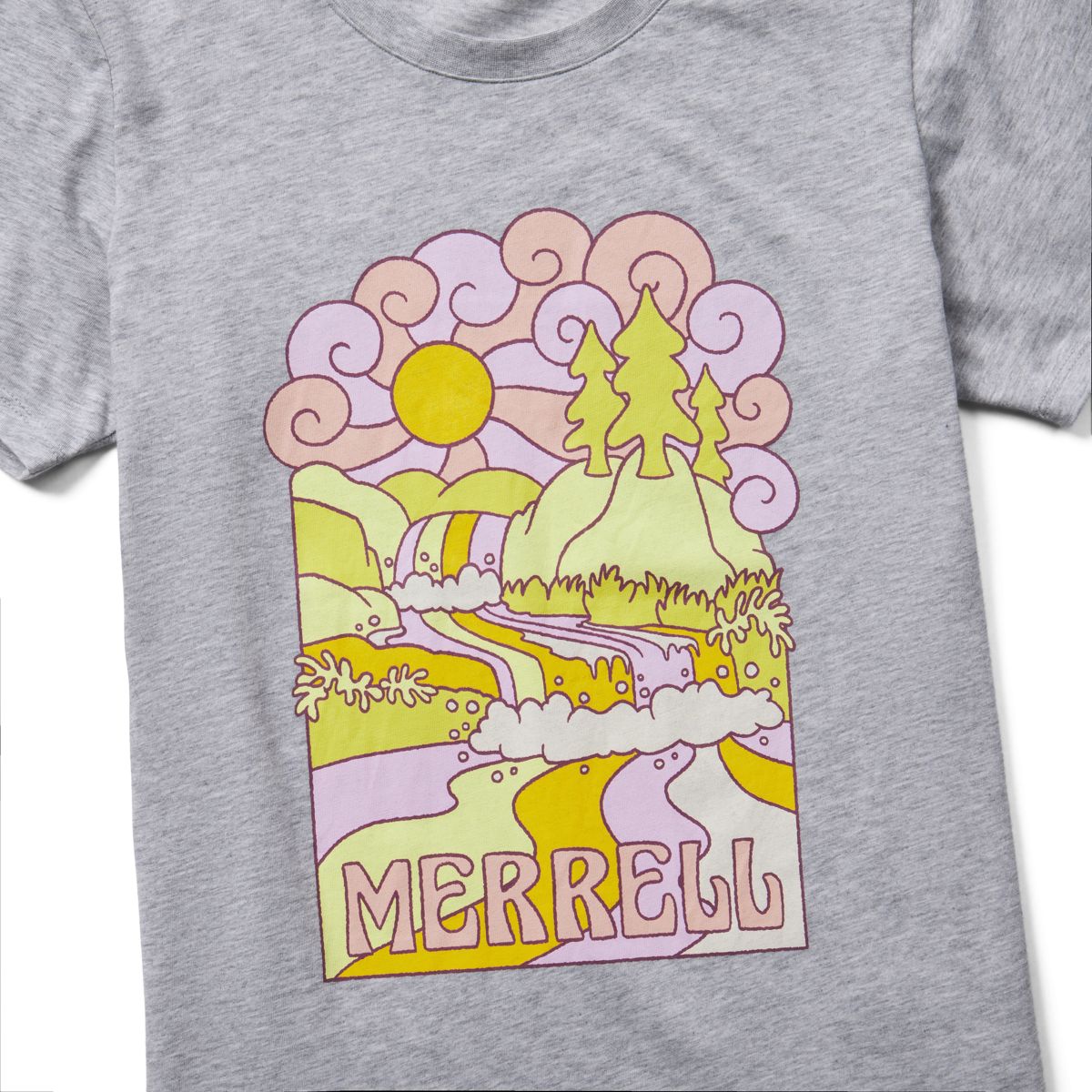 Groovy Tee, Grey Heather, dynamic 2