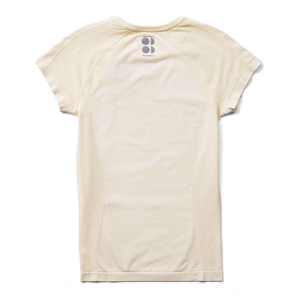 Ascend Athlete Seamless Workout T-Shirt X Sweaty Betty, Sabi Cream, dynamic 7