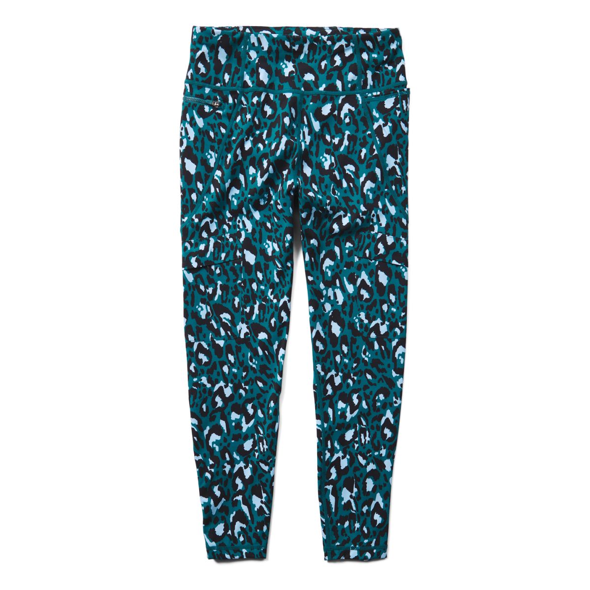 Ascend Power Cargo Workout Legging X Sweaty Betty, Blue Brushstroke Leopard, dynamic 1