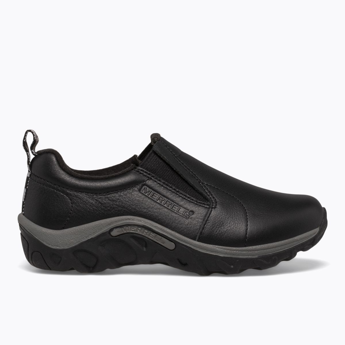 Merrell black slip store on shoes