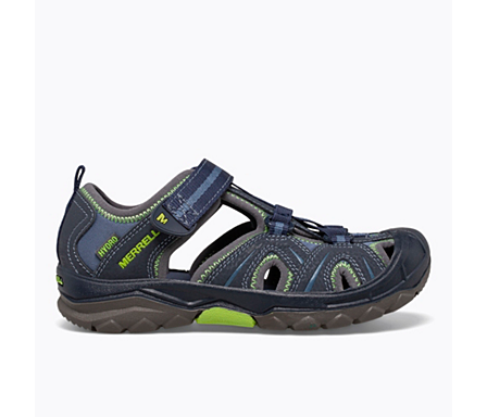 Merrell Boys Hydro Blaze Shoes Sandals Blue Green Sports Outdoors Breathable 
