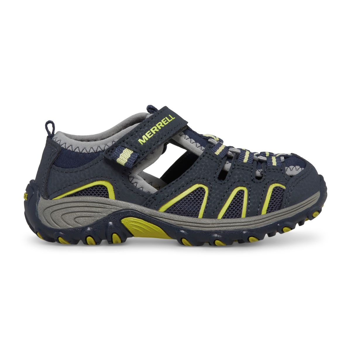 Hydro H2O Hiker Sandal, Navy/Lime, dynamic